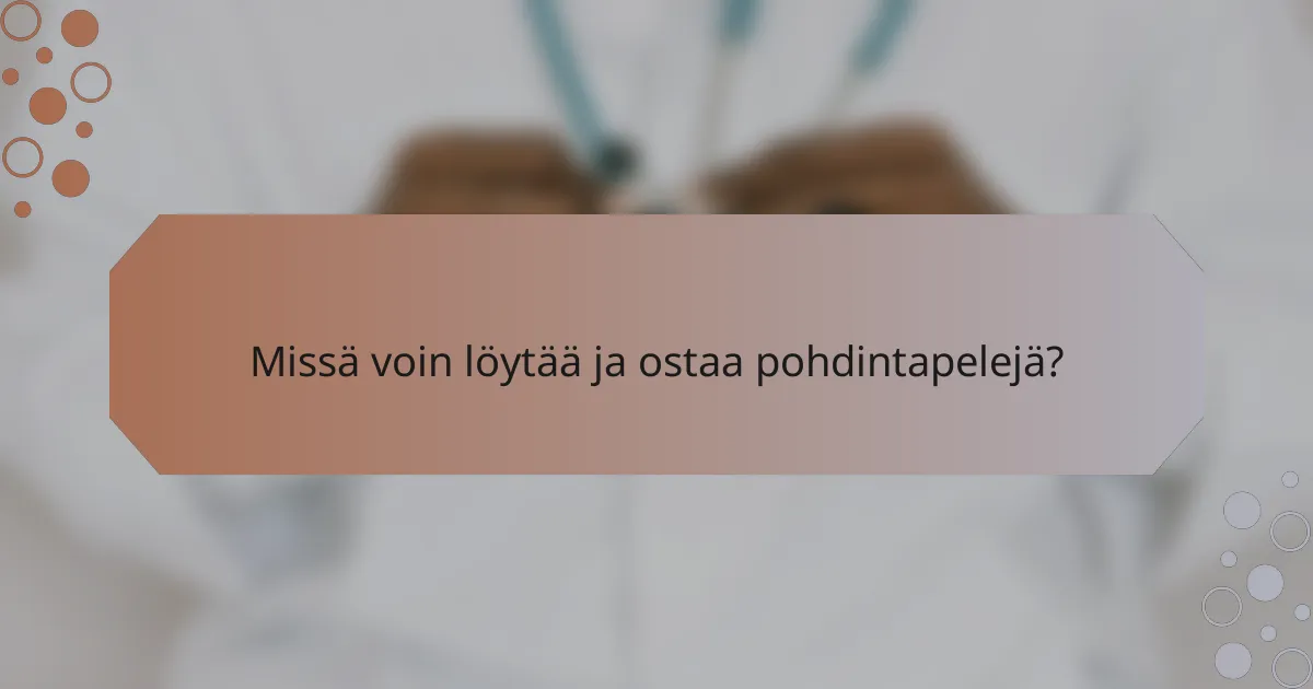 Missä voin löytää ja ostaa pohdintapelejä?